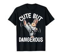 Cute but Dangerous Karate Taekwondo Rabbit Karate Girl T-Shirt
