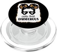 Cute But Dangerous Leopard Karate Girls Taekwondo Girl PopSockets PopGrip for MagSafe