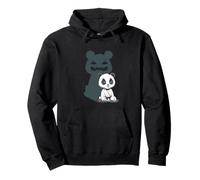 Cute But Dangerous Martial Arts Panda Karate Judo Shadow Pullover Hoodie