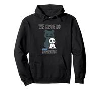 Cute But Dangerous Martial Arts Panda taekwondo Judo Shadow Pullover Hoodie
