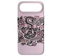 Cute But Dangerous Snake Bow Tattoo Style Aesthetic Graphic Case for iPhone Air