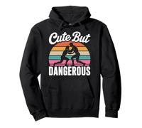 Cute But Dangerous Wrestling Lovers Pullover Hoodie