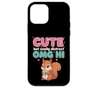 Cute But Easily Distracted OMG HI Funny ADHD Squirrel Case for iPhone 12 mini