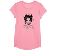 Cute But Feral: Don't Let The Smile Fool You T-Shirt, Girls, Pink, Small