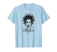 Cute But Feral: Don't Let The Smile Fool You T-Shirt, Men, Baby Blue, XL