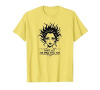 Cute But Feral: Don't Let The Smile Fool You T-Shirt, Men, Lemon, L