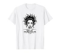 Cute But Feral: Don't Let The Smile Fool You T-Shirt, Men, White, L