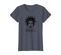 Cute But Feral: Don't Let The Smile Fool You T-Shirt, Women, Heather Blue, 3XL