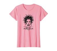Cute But Feral: Don't Let The Smile Fool You T-Shirt, Women, Pink, M