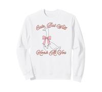Cute But Will Honk At You Goose Stethoscope Humor Sweatshirt