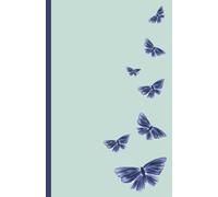 Cute Butterfly A5 college-lined notebook journal | 240 pages | 90gsm: Ideal writing companion for women and girls