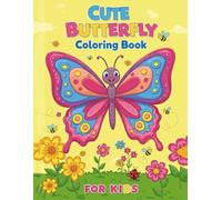 Cute Butterfly coloring book for kids