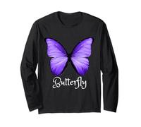 Cute Butterfly Funny Unisex Design For Men Women Kids Tee Long Sleeve T-Shirt