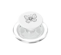 Cute Butterfly Hand Drawn Sketch Doodle Insect Drawing PopSockets PopGrip for MagSafe