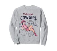 Cute Cabernet Cowgirl Wine Lover Sweatshirt