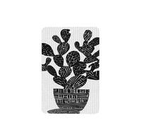 Cute Cactus In A Pot Minimalist Car Air Fresheners 4 Pcs Hanging Scented Cards Fragrance Scented Cards For Car Aromatherapy Tablets