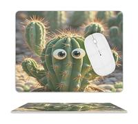 Cute Cactus Mouse Pad Mouse Mat 10 X 8 Inch