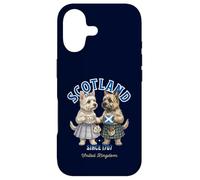 Cute Cairn Terrier Dog Mug Love Coffee Scotland Flag Case for iPhone 17