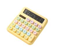 Cute Calculator 12 Digits Cute - Colorful Round Buttons Counter Big Button