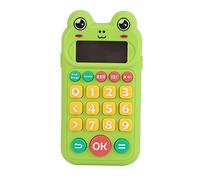 Cute Calculator, Powered By Batteries(Not Included) with LCD Display, Kids Calculator, Calculator for School, Mini Calculator, Cartoon Calculator, Handheld Calculator (Green)