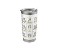 Cute Calico Cat Baking Pastry Chef Stainless Steel Insulated Tumbler