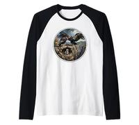 Cute California Condor Vulture Bird Watcher Spring Birds Raglan Baseball Tee