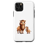Cute Camel Mom Baby Cartoon Desert Animal Case for iPhone 11 Pro