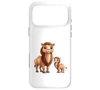 Cute Camel Mom Baby Cartoon Desert Animal Case for iPhone 17 Pro Max