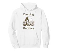 Cute Camping Foxes Fox Camp Hike Hiking Vacation Holiday Pullover Hoodie