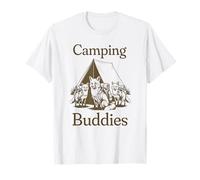 Cute Camping Foxes Fox Camp Hike Hiking Vacation Holiday T-Shirt