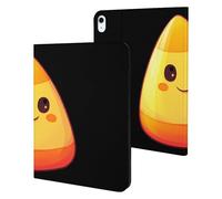 Cute Candy Corn Printed Tablet Cases Compatible with iPad Series Slim Trifold Stand Protective Cover