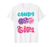 Cute Candy Girl Shirt Sweet Tooth Rainbow Cotton Candy Shirt T-Shirt