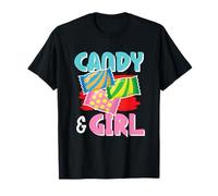 Cute Candy Girl Shirt Sweet Tooth Rainbow Cotton Candy Shirt T-Shirt