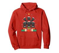Cute Cane Corso Dog Christmas Tree Xmas Hat Pullover Hoodie