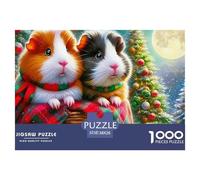 Cute Capybara 1000 Piece Jigsaw Puzzle for Adults Educational Game Challenge Toy Cute Little Animals Family Puzzle Game Birthday Gifts for Decompression And Wall Decor38x26cm/1000pcs