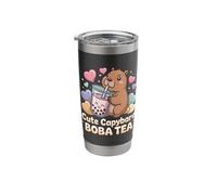 Cute Capybara Boba Tea Bubbles Sweet Love Stainless Steel Insulated Tumbler