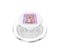 Cute Capybara Boba Tea Lover Animal Design PopSockets PopGrip for MagSafe