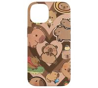 Cute Capybara Collage Happy Capybaras Summer Case for iPhone 14