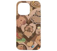 Cute Capybara Collage Happy Capybaras Summer Case for iPhone 14 Pro Max