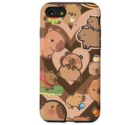 Cute Capybara Collage Happy Capybaras Summer Case for iPhone SE (2020) / 7 / 8