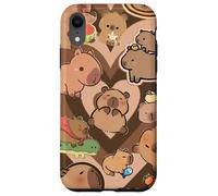 Cute Capybara Collage Happy Capybaras Summer Case for iPhone XR
