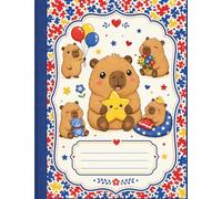Cute Capybara Composition Notebook for Kids: Wide Ruled School Notebook for Notes, Homework, Journaling, and Everyday Writing | 7.5 x 9.75 in | 100 Sheets