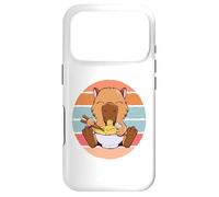 Cute Capybara Eats Ramen Noodles Capybara Ramen Animal Natur Case for iPhone 17 Pro