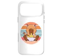 Cute Capybara Eats Ramen Noodles Capybara Ramen Animal Natur Case for iPhone 17 Pro Max