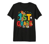 Cute Capybara First Grade Student School Design Premium T-Shirt