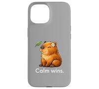 Cute Capybara Funny Chill Animal Lover Sweet Rodent Design Case for iPhone 15