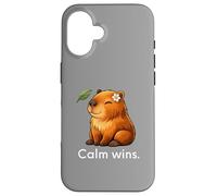 Cute Capybara Funny Chill Animal Lover Sweet Rodent Design Case for iPhone 16