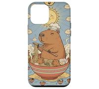 Cute Capybara Funny Graphic Kawaii Ramen And Sun Tarot Case for iPhone 12 mini