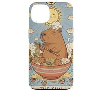 Cute Capybara Funny Graphic Kawaii Ramen And Sun Tarot Case for iPhone 13