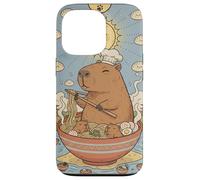 Cute Capybara Funny Graphic Kawaii Ramen And Sun Tarot Case for iPhone 13 Pro